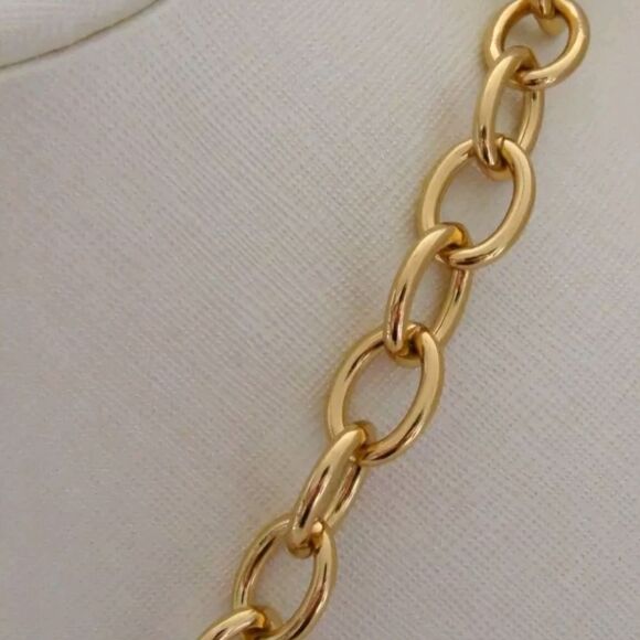 Rebecca Minkoff Gold-Tone And Black Enamel Blade Necklace - Picture 9 of 13